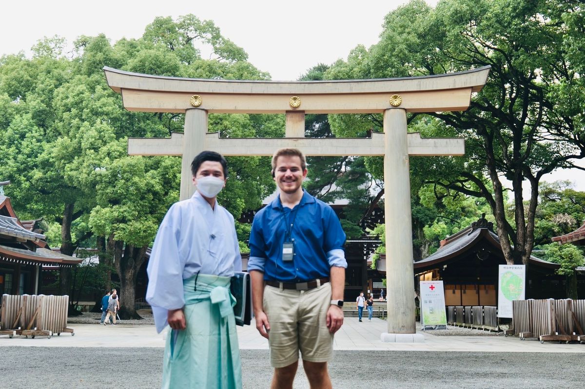 Brad in Japan: Peace in the Temple